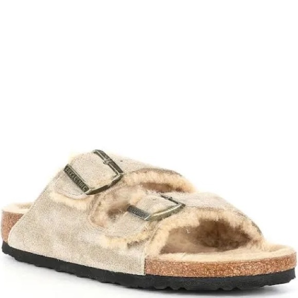 Birkenstock Arizona Shearling women’s size 10 worn handful of times - Picture 3 of 7